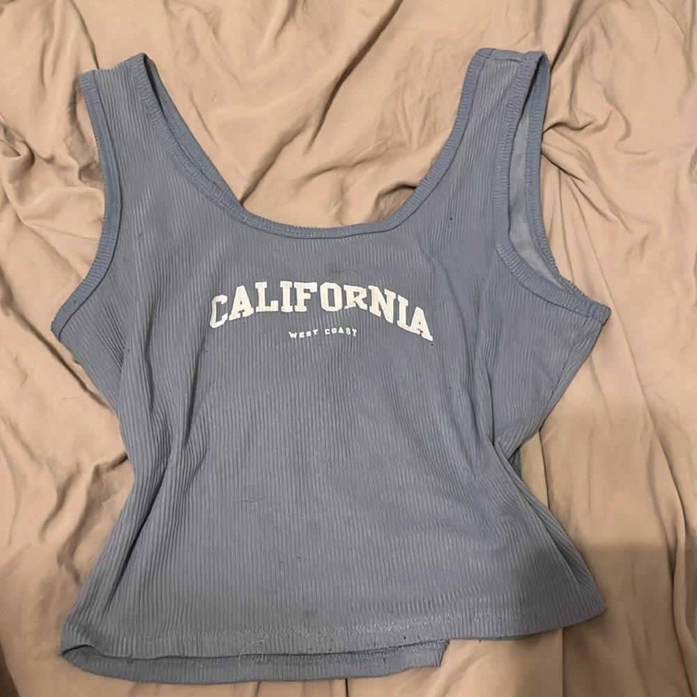 Blue Tank Top